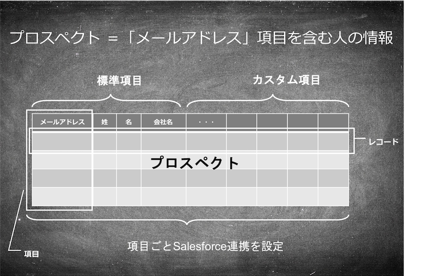 Pardotのデータの持ち方